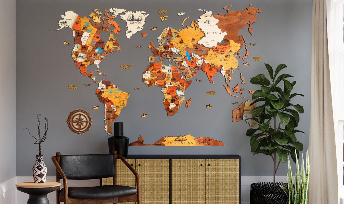 Traveler World Map - Image 1