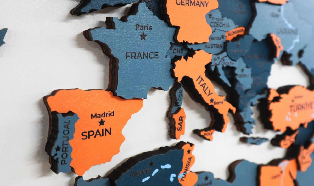 Neft Wooden World Map - Image 12