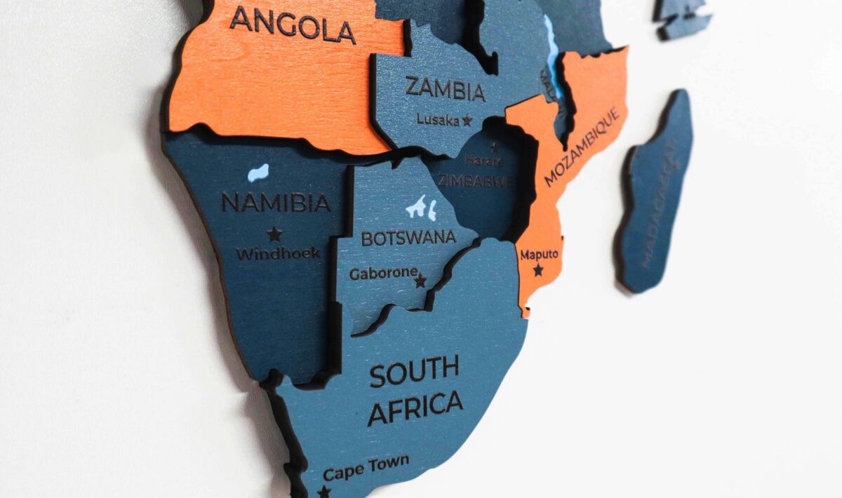 Neft Wooden World Map - Image 5