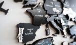 Gray Wooden World Map - Image 7